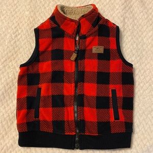 Carter’s buffalo plaid vest